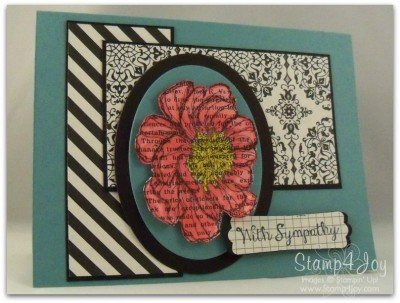 Sympathy Card - blog.stamp4joy.com