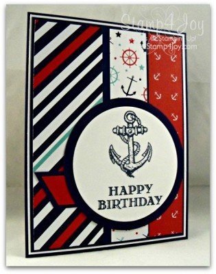 Create a Birthday Card for Him - blog.Stamp4Joy.com