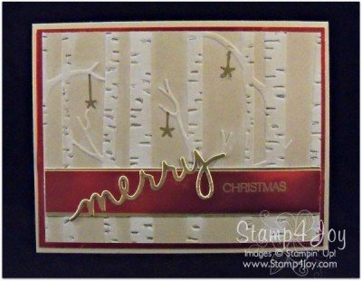 Woodland Merry Christmas Card - blog.Stamp4Joy.com
