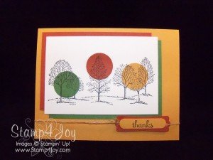 Lovely as a Tree Thank You Card Ideas