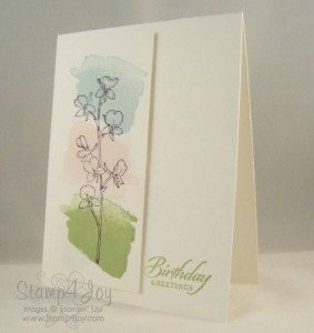 Easy Handmade Cards:  Watercolor