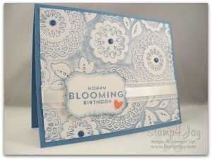 Lovely Lace Flower Patch - blog.Stamp4Joy.com