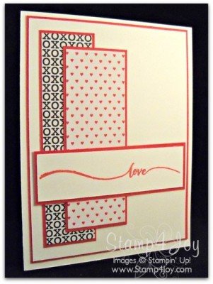 Homemade Valentine Card - blog.Stamp4Joy.com