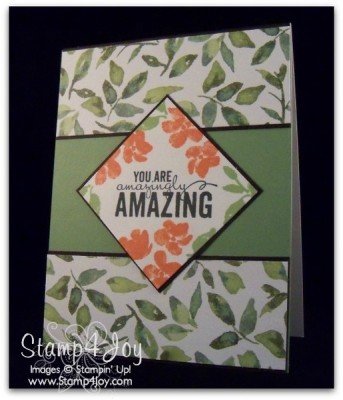 Homemade Card Ideas Painted Petals - www.Stamp4Joy.com