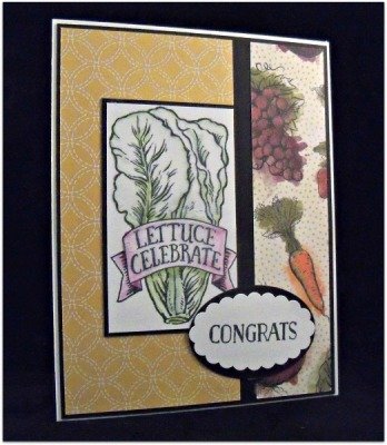 Lettuce Celebrate Handmade Card Idea