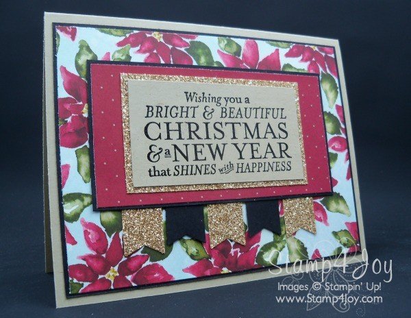 Christmas Card Sunday - Bright & Beautiful - blog.Stamp4Joy.com