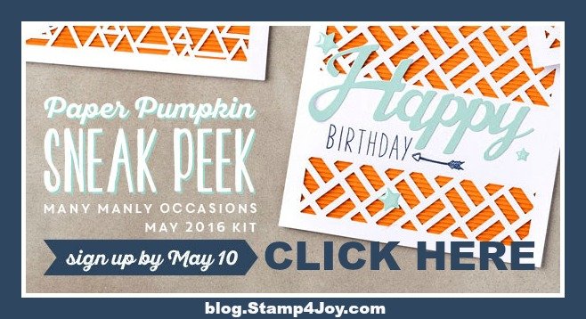 2016 May Paper Pumpkin Sneak Peak