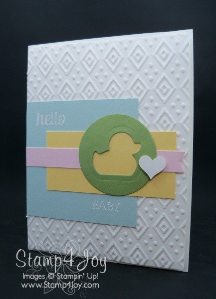 Handmade New Baby Cards - blog.Stamp4Joy.com