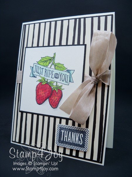 Thank You Card Ideas Using Market Fresh and Stake Your Claim - blog.Stamp4Joy.com