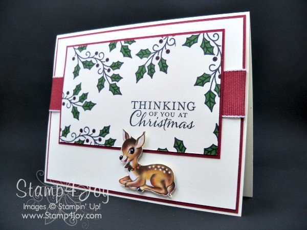 Christmas Card Sunday - Embellished Ornaments - blog.Stamp4Joy.com