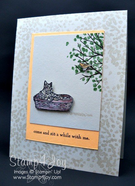 Funny Friendship Cards - Sitting Here - blog.Stamp4Joy.com