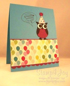 Owl Punch Birthday Card