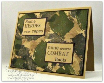 Greeting Cards For Soldiers - blog.Stamp4Joy.com