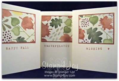 Fall Cards - blog.Stamp4Joy.com