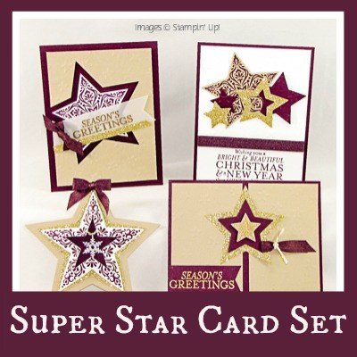 Star Cards Card Making Tutorials - blog.Stamp4Joy.com