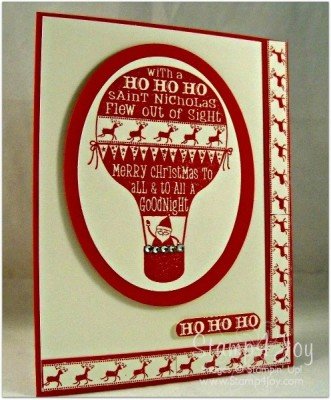 Christmas Wishes Ho Ho Ho - blog.Stamp4Joy.com
