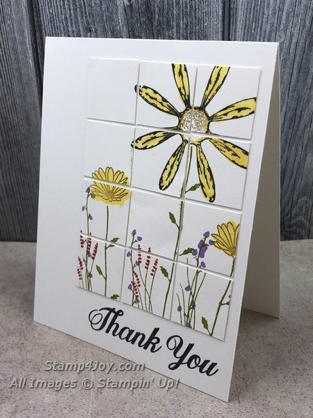 Handmade Thank You Card - www.Stamp4Joy.com