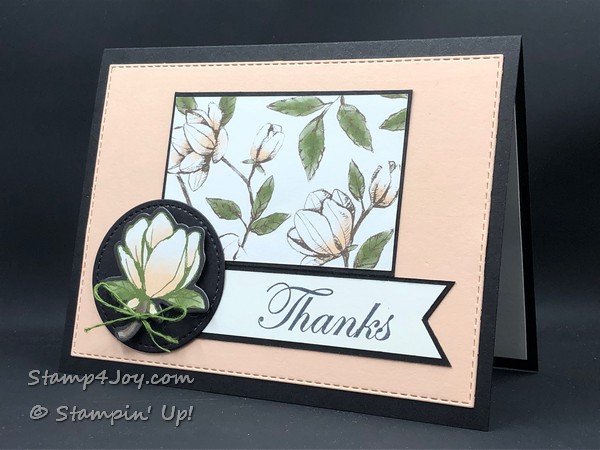 Simple DIY Thank You Card - www.Stamp4Joy.com