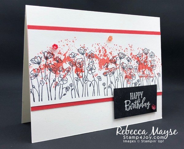 Quick and Easy Birthday Card - www.Stamp4Joy.com