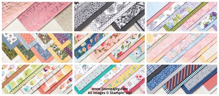 Stock up on my Paper Patterns with my Designer Paper Share - www.Stamp4Joy.com