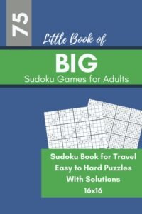 Little Book of BIG Sudoku Games for Adults - Stamp4Joy.com