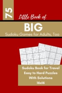 Little Big Book of BIG Sudoku Games for Adults, Too - Stamp4Joy.com