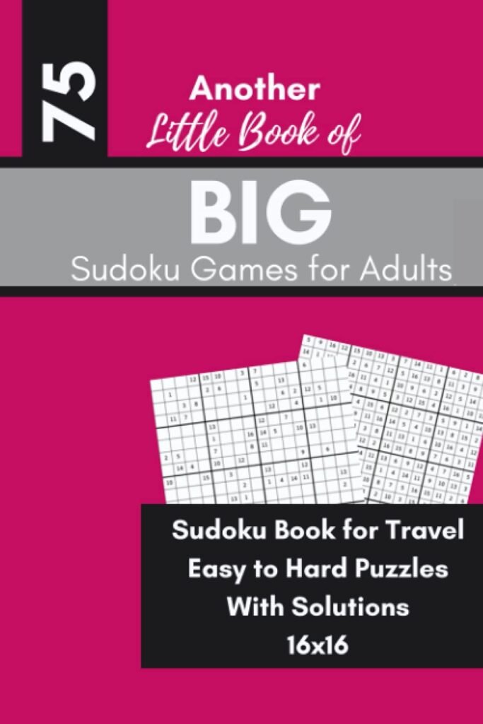 Another Little Book of BIG Sudoku Games for Adults - Stamp4Joy.com
