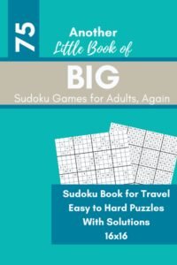 Another Little Book of BIG Sudoku Games for Adults, Again - Stamp4Joy.com