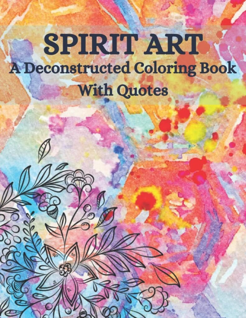 Spirit Art - Doodle Coloring Book With Quotes - Stamp4Joy.com