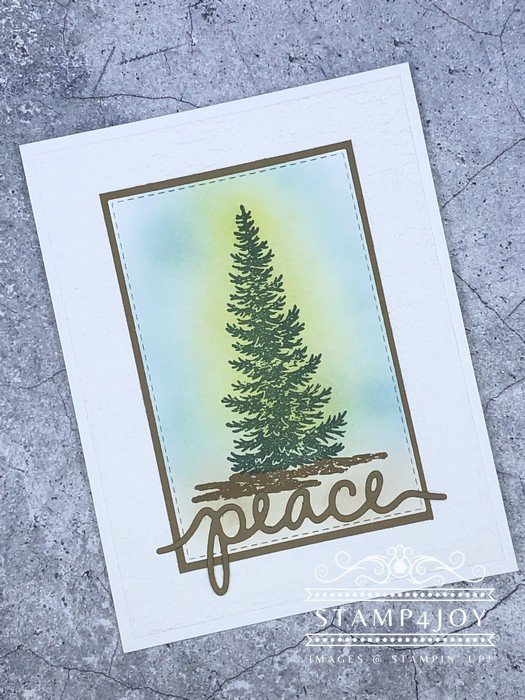 Simple Christmas Card - www.Stamp4Joy.com