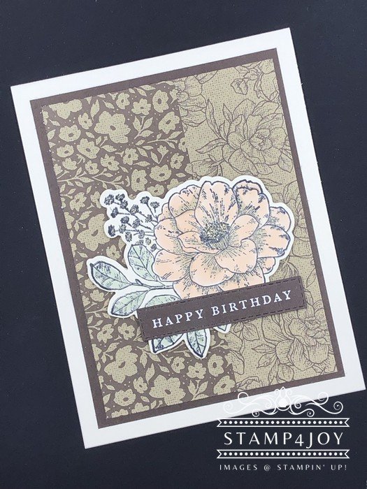 Simple Birthday Card Design - www.Stamp4Joy.com