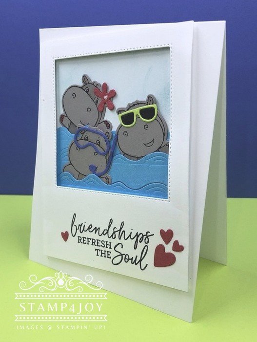 Polaroid-Style Greeting Card - www.Stamp4Joy.com