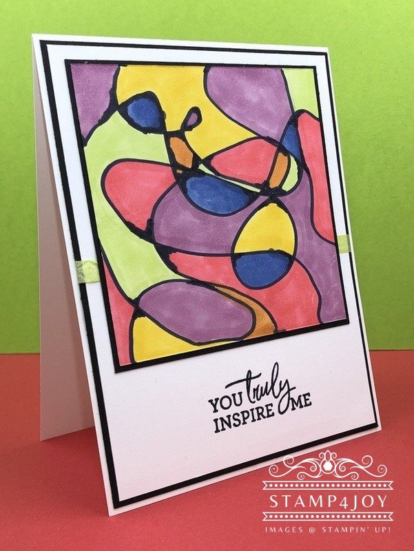 Abstract Card - www.Stamp4Joy.com