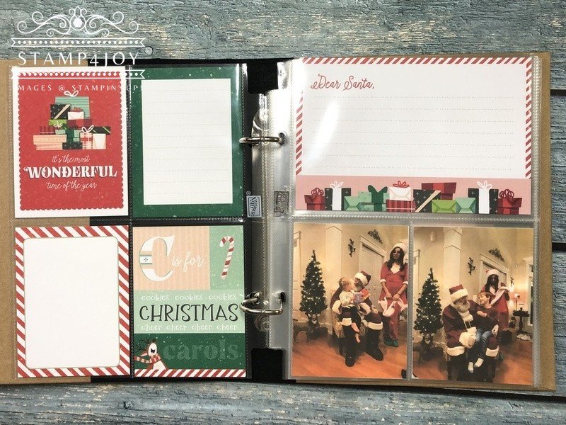 Christmas Scrapbook Pages - www.Stamp4Joy.com