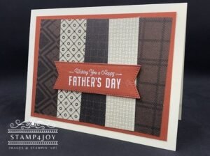 DIY Fathers Day Card - Stamp4Joy.com