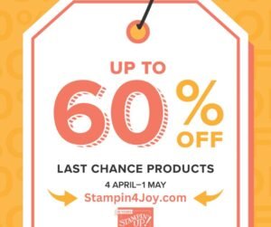 Stampin' Up! Last Chance - Stamp4Joy.com