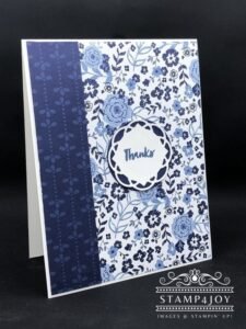 Simple Thank You Greeting Cards - Stamp4Joy.com