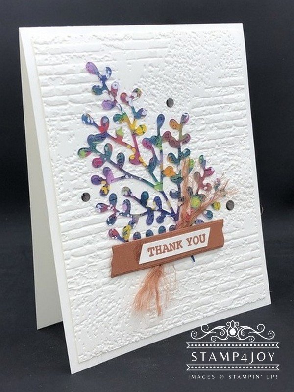 Gorgeously Made Thank You Card - Stamp4Joy.com