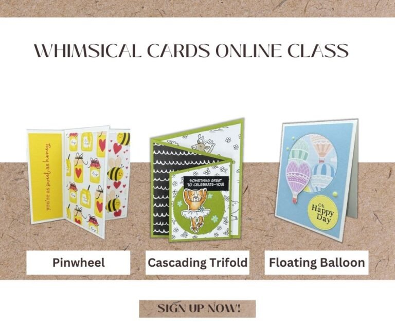 Whimsical Cards Online Class - www.Stamp4Joy.com