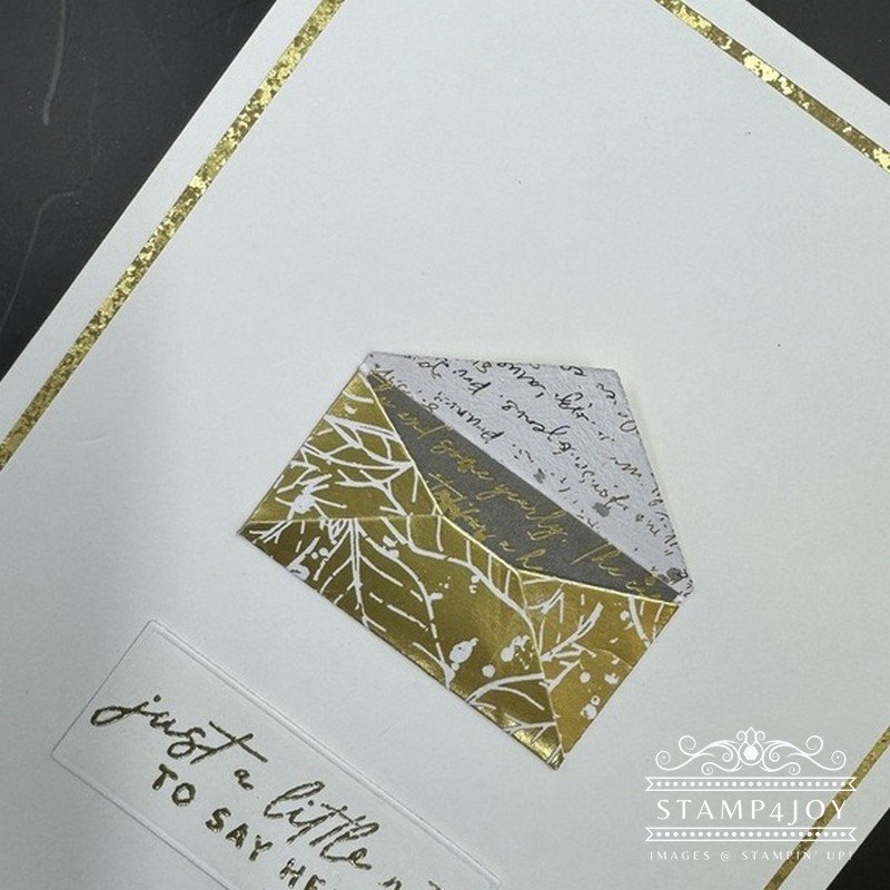 Clean and Simple Card Making close-up - Stamp4Joy.com