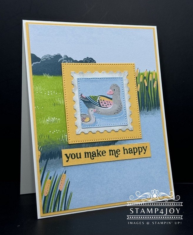 Happy Handmade Card Idea - Stamp4Joy.com