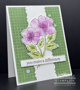Uplifting Handmade Card - Stamp4Joy.com
