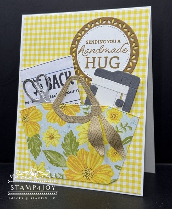 Crafting With You Tote Card Idea - Stamp4Joy.com