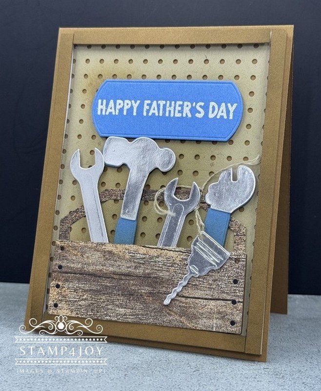 DIY Father's Day Card - Stamp4Joy.com