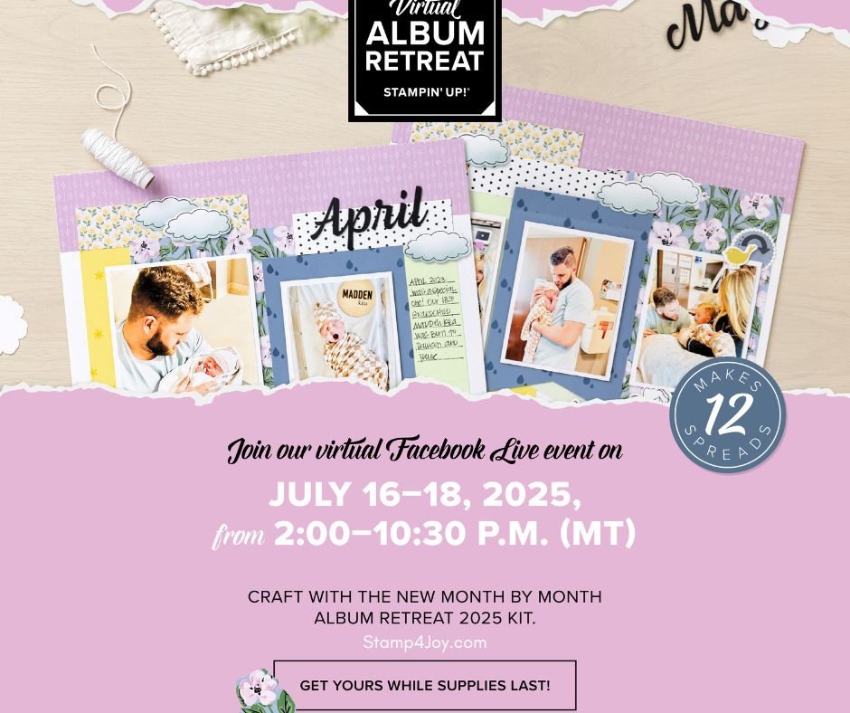 New Virtual Album Retreat - Stamp4Joy.com