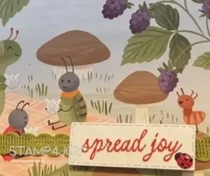 Cute as a Bug close up - Stamp4Joy.com