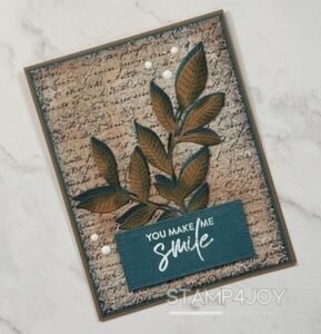 Stampin' Up! Nature's Symphony Handmade Card Idea - Stamp4Joy.com