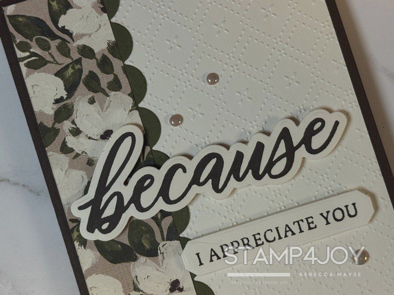 Thank You Cards Handmade close-up - Stamp4Joy.com