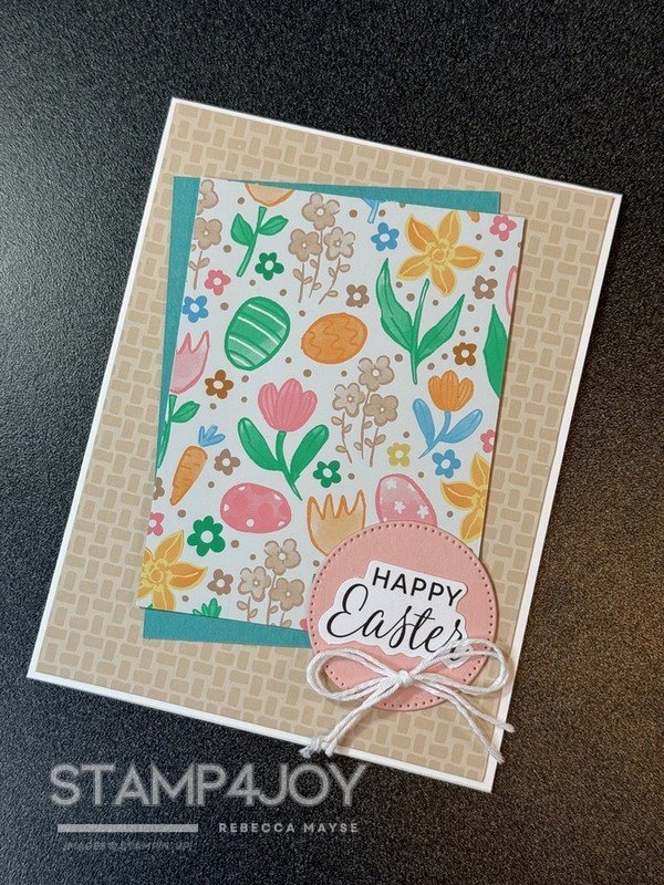 Easter card using a sketch - Stamp4Joy.com
