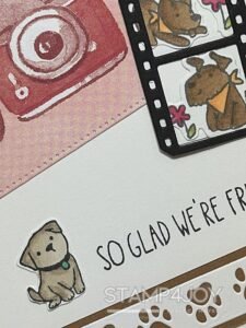 Handmade Friendship Card Ideas With Sweet Details close up - Stamp4Joy.com